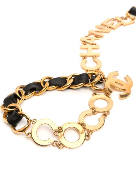 chanel gürtel kette|chanel pre owned schmuck.